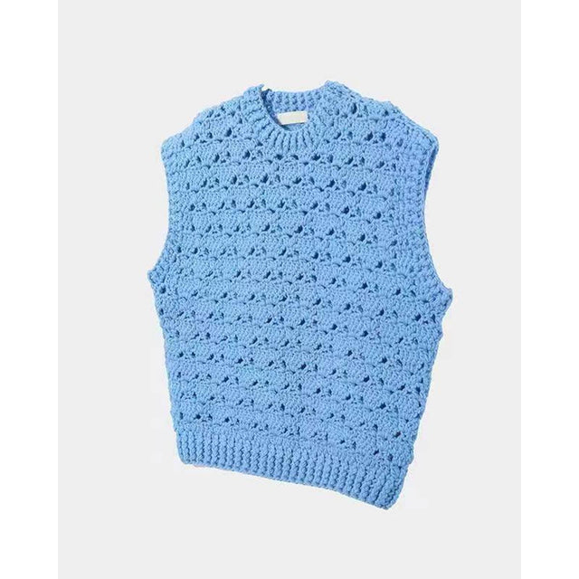 Big Knit Sleeveless Vest by CRUX