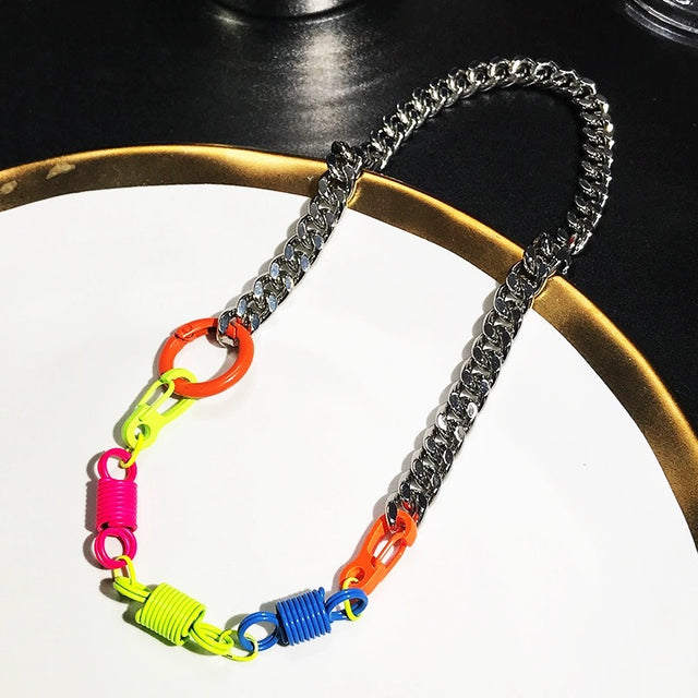 Steel Spring Neckpiece by CRUX