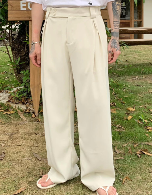 Vellop plain pants (3 colors) by CRUX