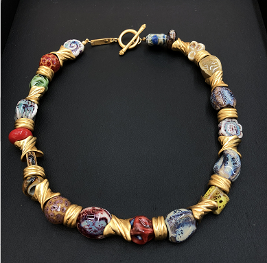 Arengae Jade Neckpiece by CRUX