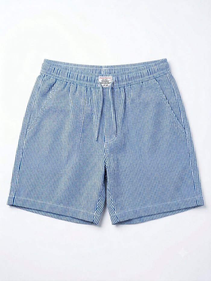 Stripe Blue Short — shorts | CRUX