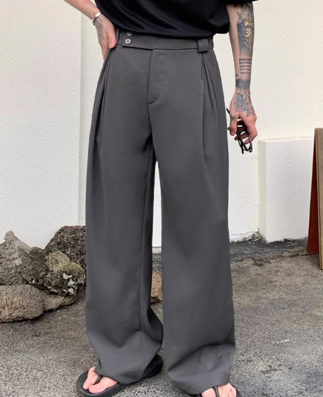 Vellop plain pants (3 colors) by CRUX