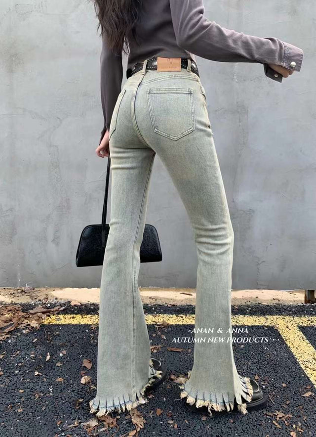Shredded Leg Denim by 227102