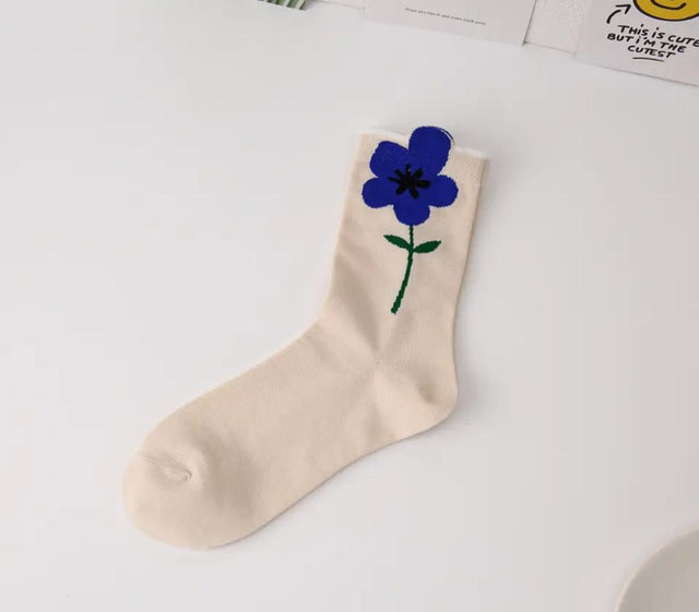 Sunflower Cotton Socks by 227102