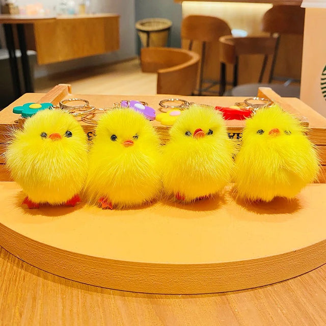 Fluffy bag charms by 227102
