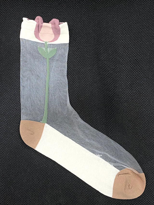 Mesh Daisy Socks by 227102