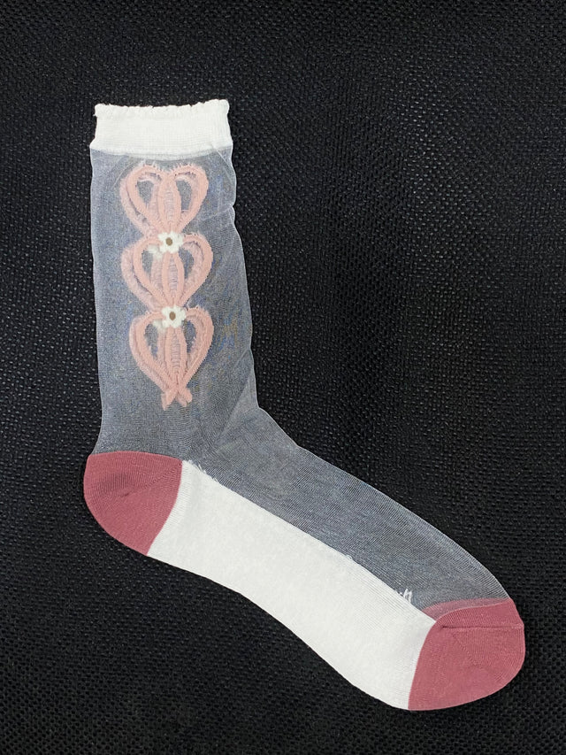 Mesh Daisy Socks by 227102
