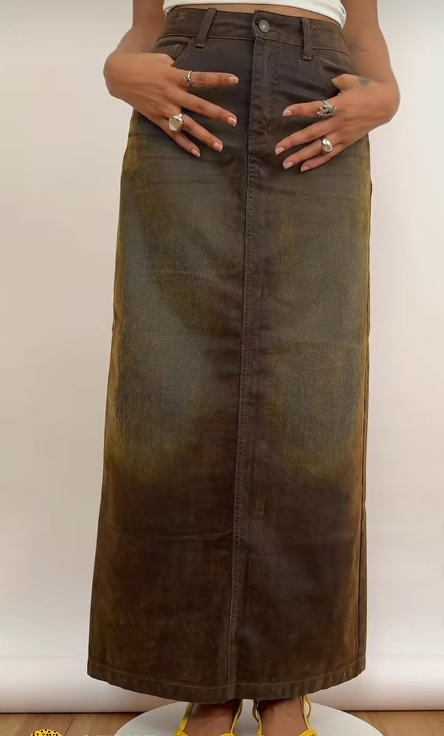 Murry Denim Long Skirt by 227102