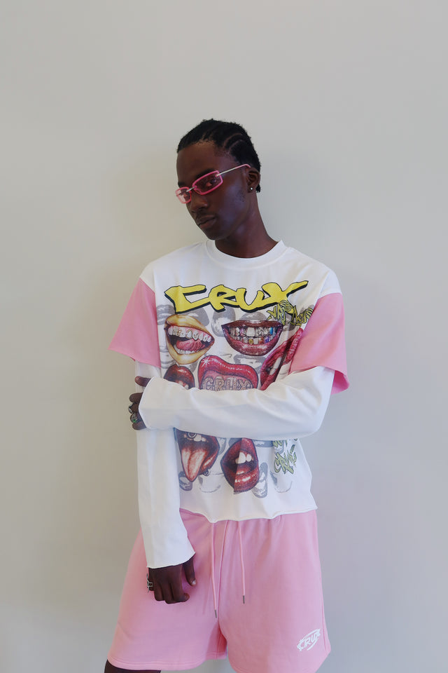 Cheese Long Sleeve Tee by CRUX CUSTOM