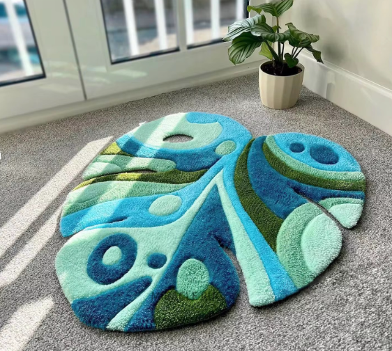 Monstera Tufted Rug by BIG BAG