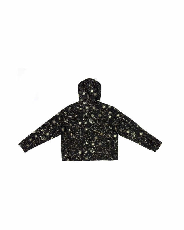 Flamy Denim Hoodie (CORD) by CRUX CUSTOM