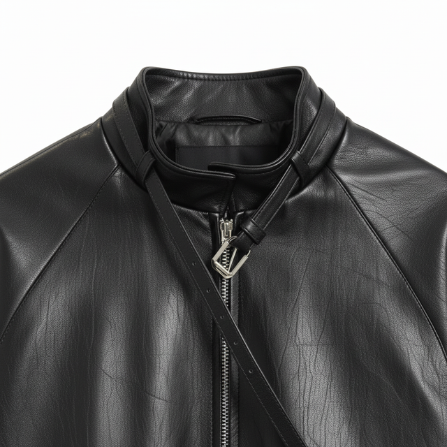 Buckle Collar Jacket by CRUX