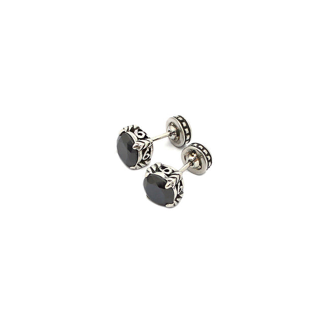 Block Gem Earring by CRUX