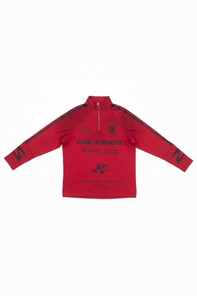Painty Red Longsleeve Shirt by CRUX
