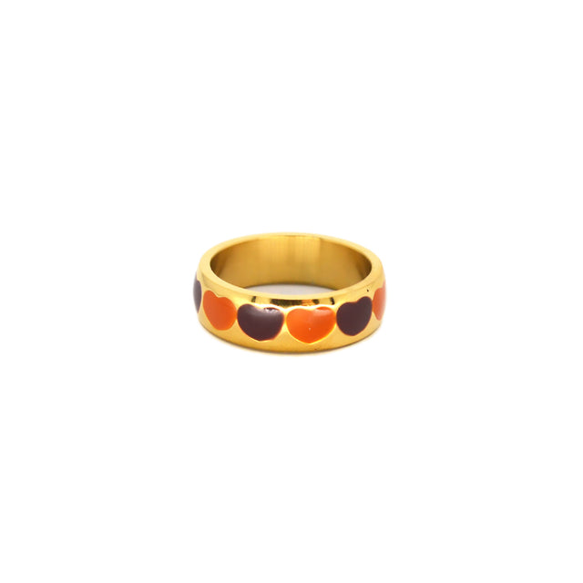 Hearts Gold Ring by CRUX