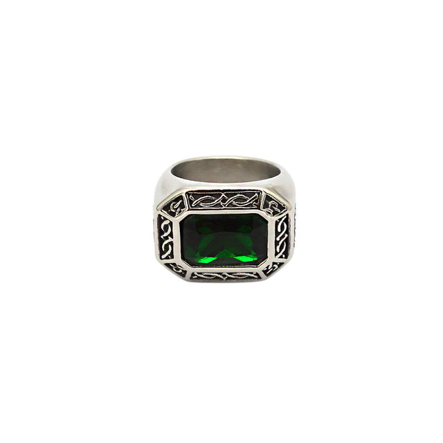 Verde Steel Ring by CRUX