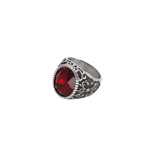 Cozas Gem Silver Ring by CRUX