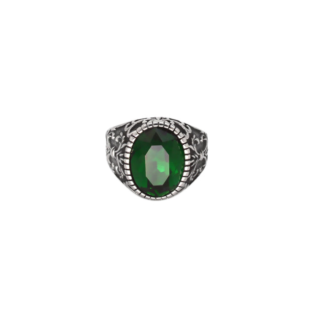 Cozas Gem Silver Ring by CRUX