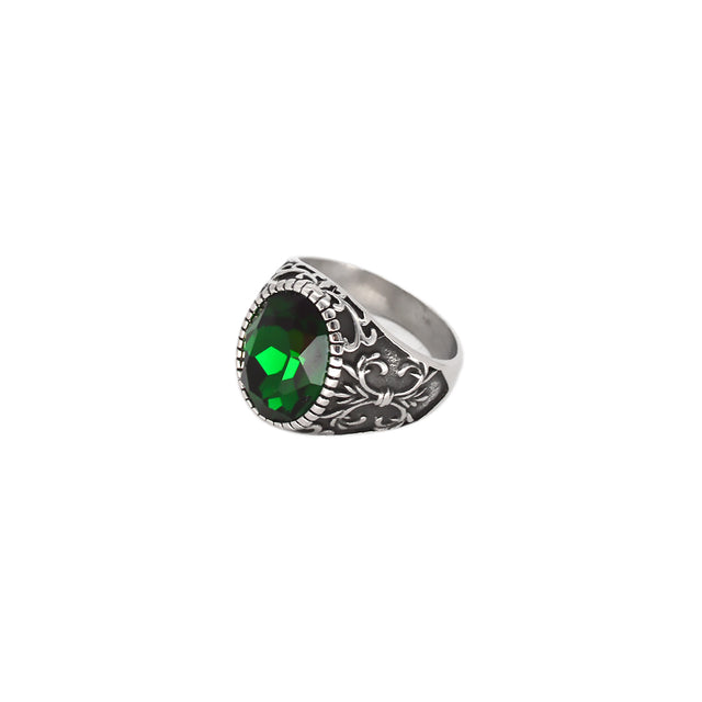 Cozas Gem Silver Ring by CRUX