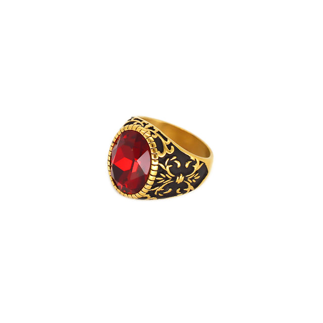 Cozas Gem Gold Ring by CRUX