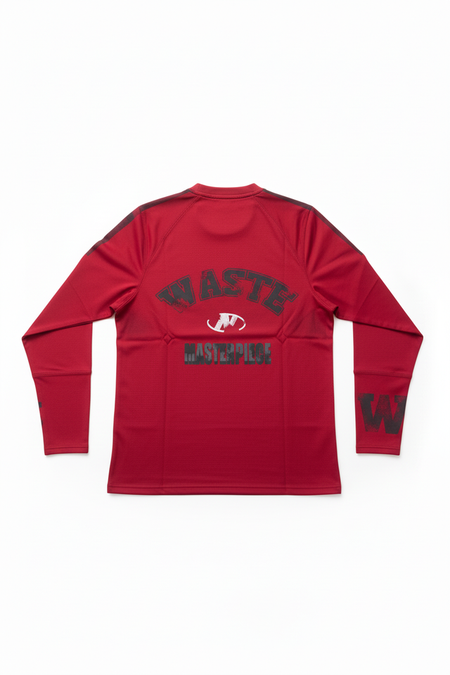Painty Red Longsleeve Shirt by CRUX