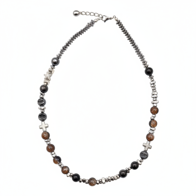 Tristack Bead Neckpiece by CRUX