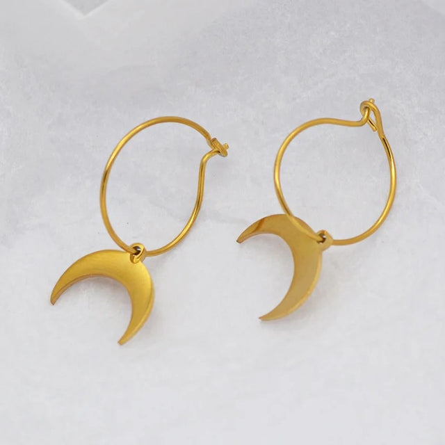 RETRO GOLD PLATED EARRINGS by CRUX
