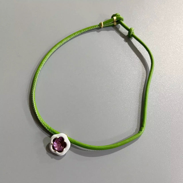 FLORAL ROPE NECKPIECE by CRUX