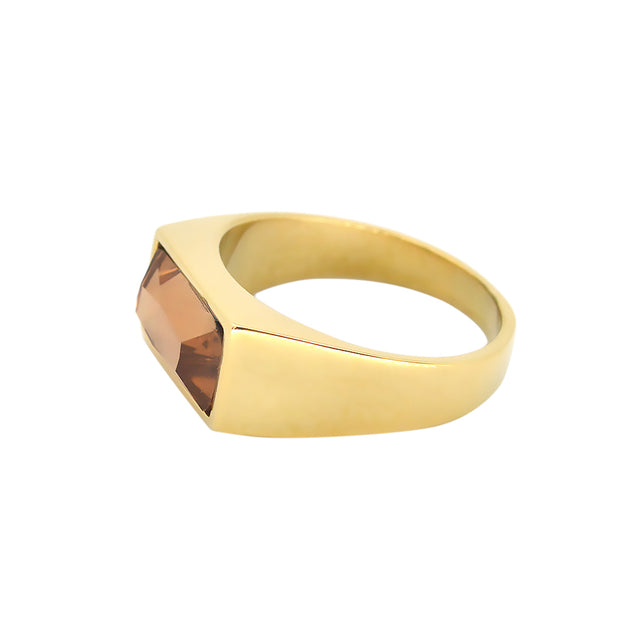 Peach Gem Ring by CRUX