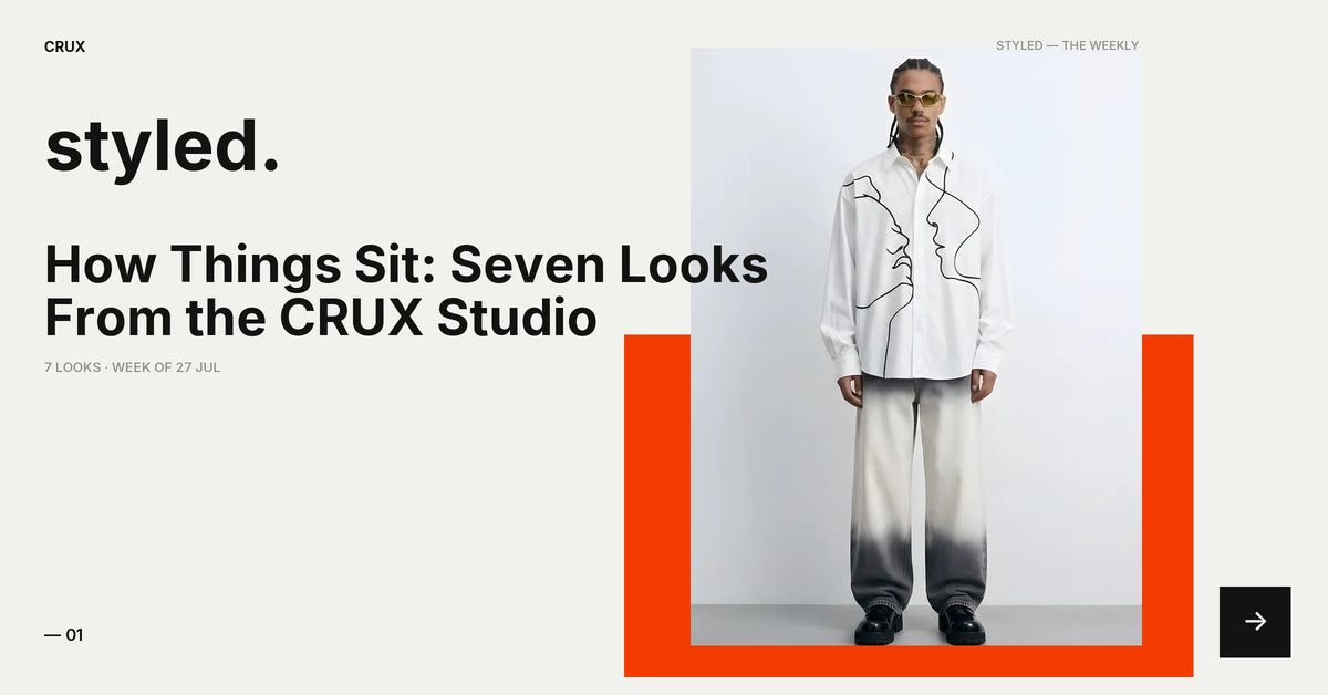 How Things Sit: Seven Looks From the CRUX Studio