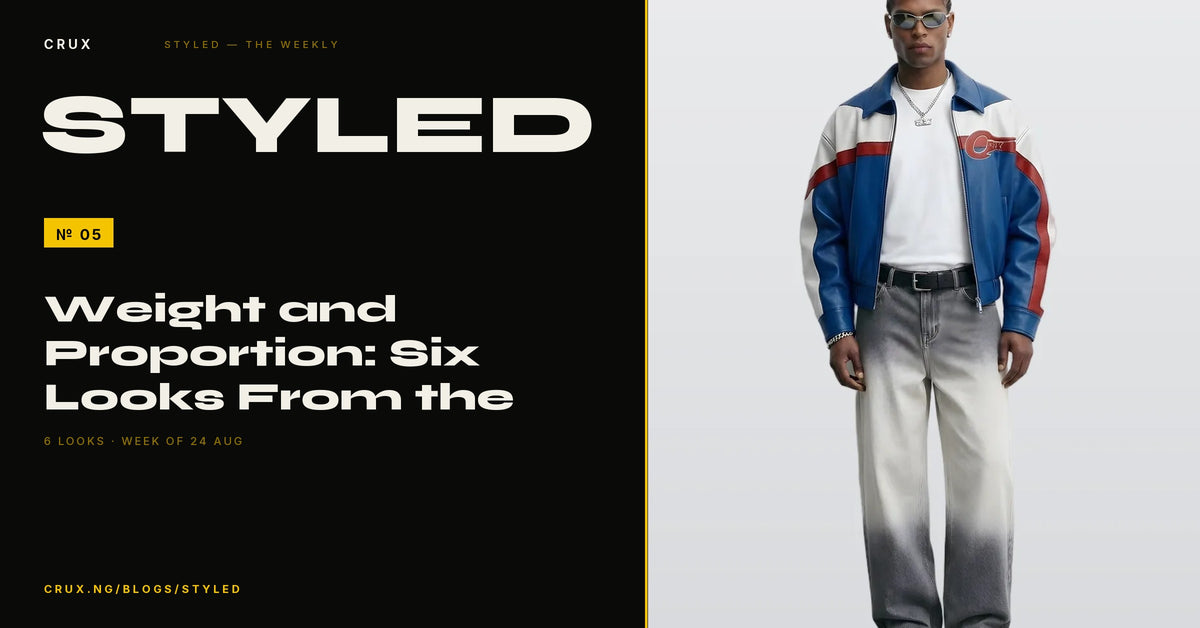 Weight and Proportion: Six Looks From the Studio
