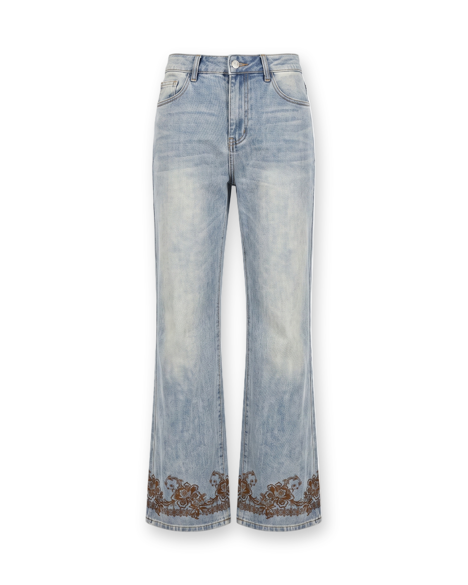 Fleur Print Bootcut Pant by ENO