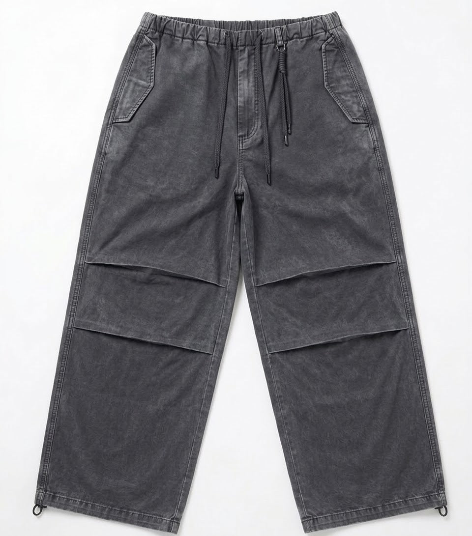 Batik Paratrooper pants in grey | CRUX