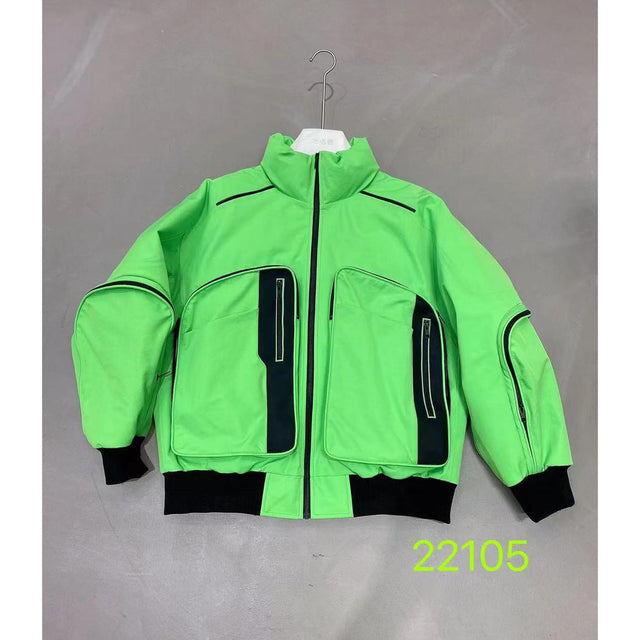 Neon Cargo Hooded jacket