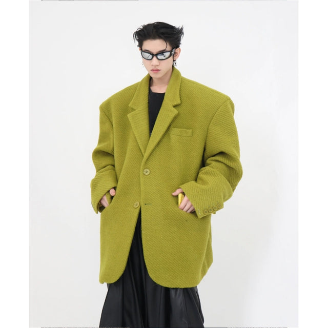 Olive Wool Coat
