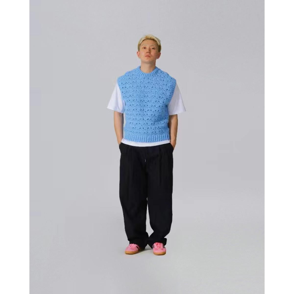 Big Knit Sleeveless Vest by CRUX
