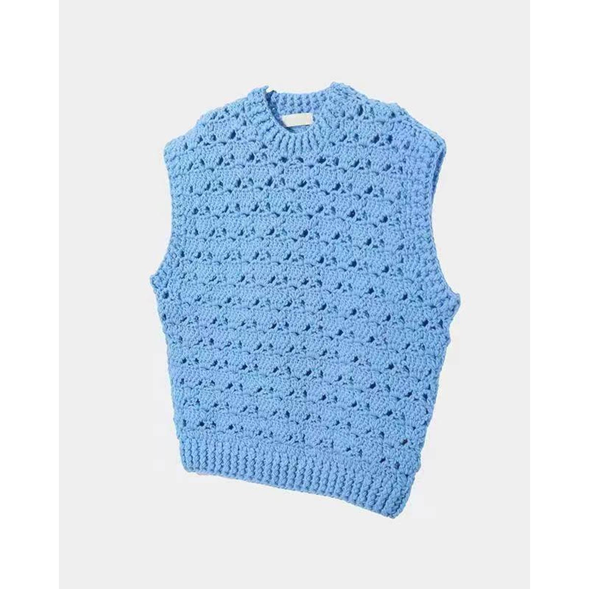 Big Knit Sleeveless Vest by CRUX