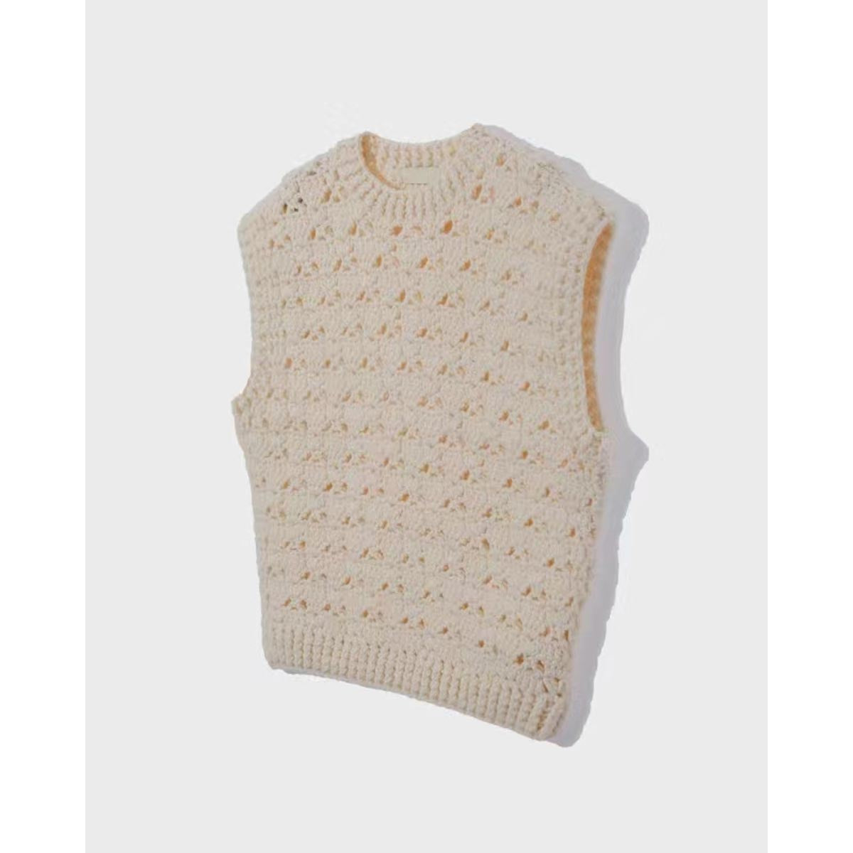 Big Knit Sleeveless Vest by CRUX