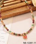 Strawberry Bead Neckpiece by 227102