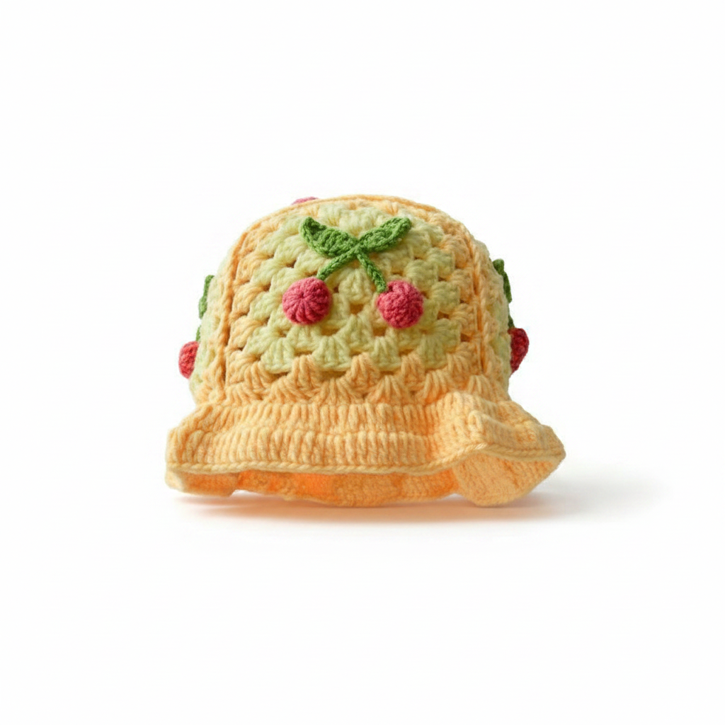 Cherry Crochet Hat by CRUX