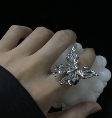 Butterfly Steel Ring