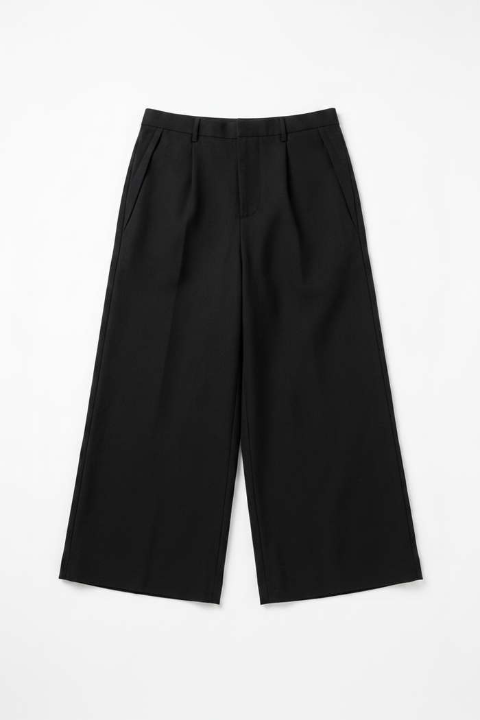 Hans Plain Pant — trousers in black | CRUX