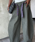 Curved Tie Pants by 227102
