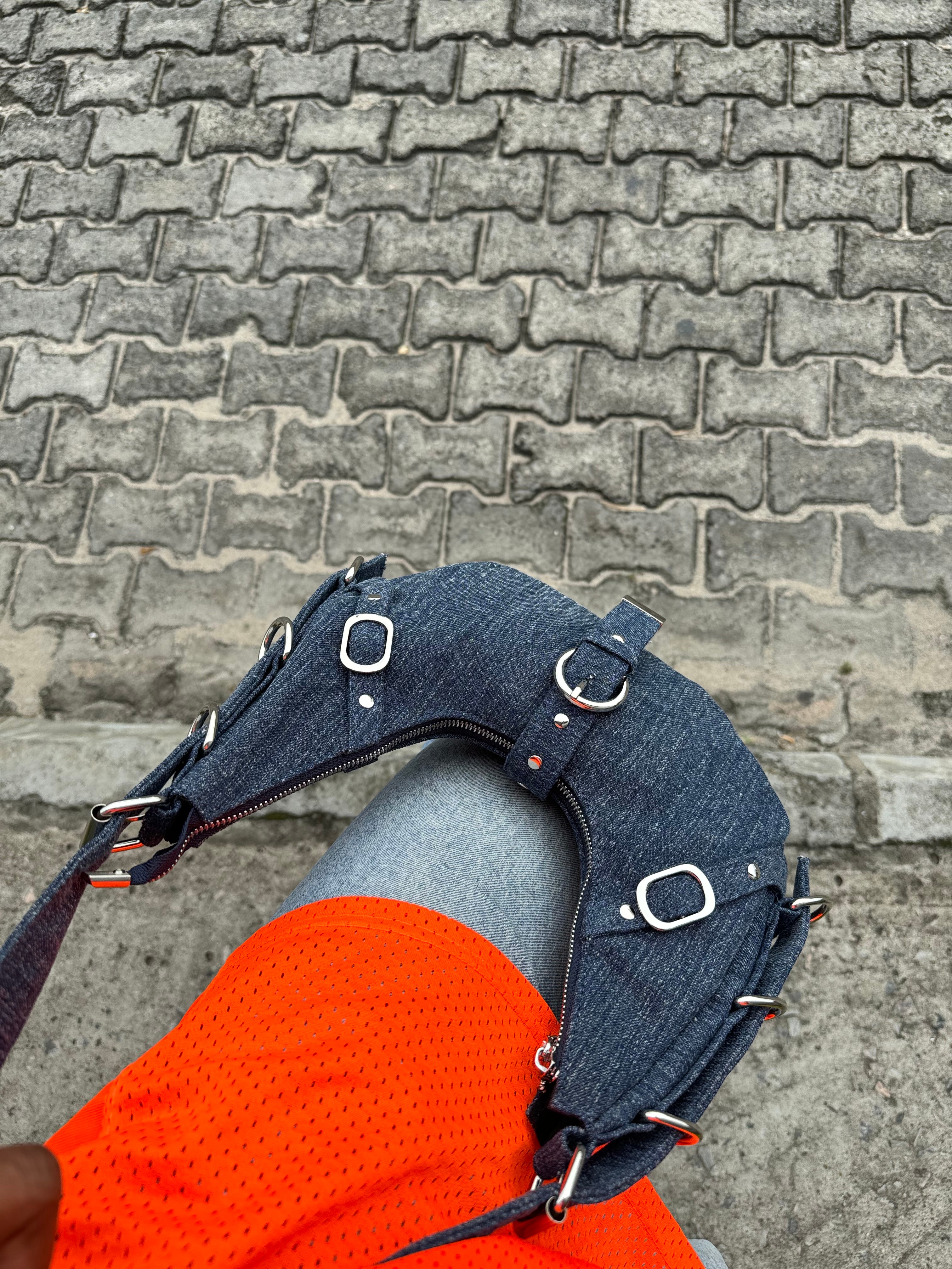 Buckle denim bag by 227102