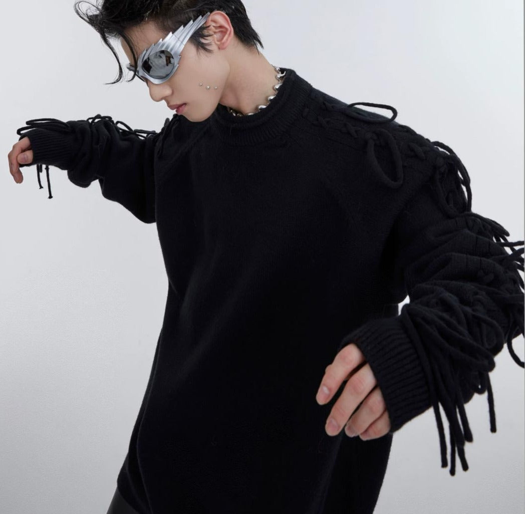 Shred String Sweatshirt by CRUX