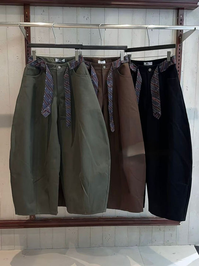 Curved Tie Pants by 227102