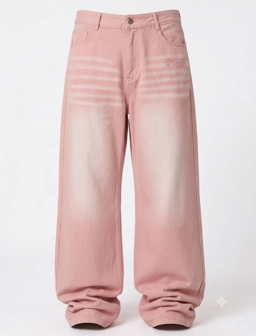 Droit Jeans (3 colors) — pants in pink | CRUX