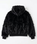 Fuzzy Fur Hooded Jacket by CRUX