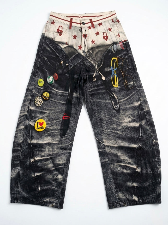Charm Print Jean by CRUX