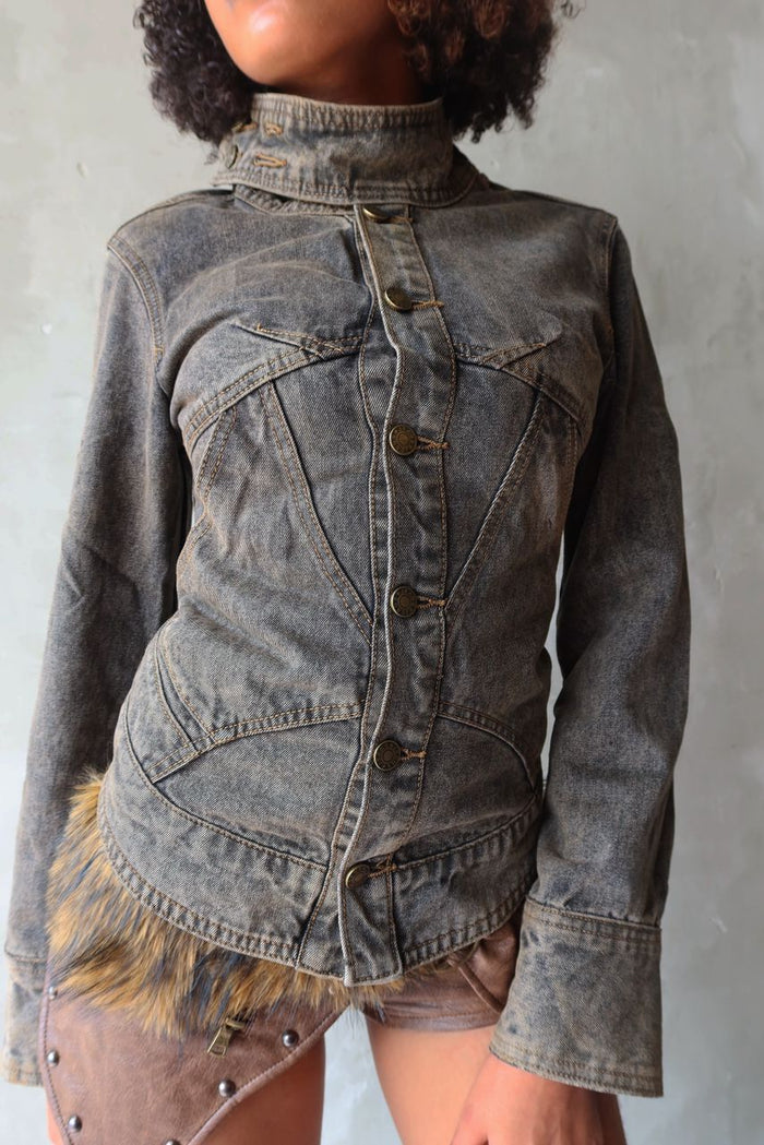 String Denim Jacket by CRUX